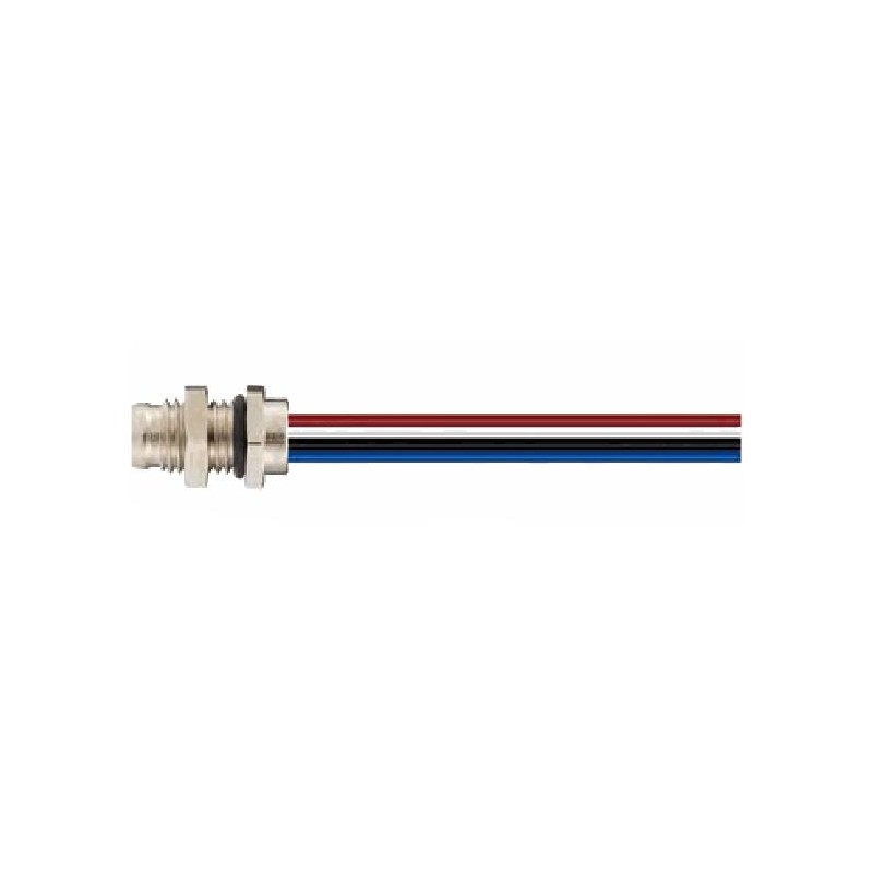 Connecteur mâle M8, 3 pol.,   IP67, 4A, non-blindé
